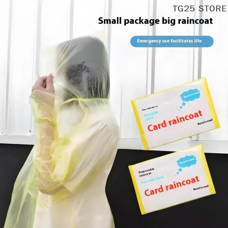 

1/5 шт. случайные портативные многоцветные уличные аварийные плащи, компактная прочная дождевик для пеших прогулок, путешествий, кемпинга, езды на велосипеде