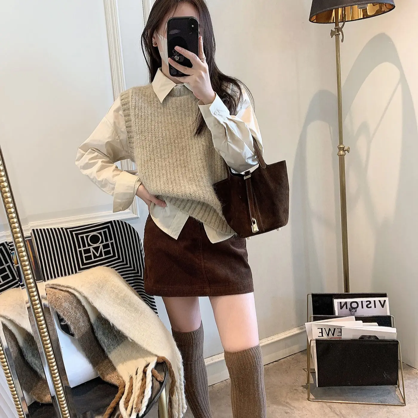 Рисунок 5 - 2025 Новая вельветовая юбка трапециевидной