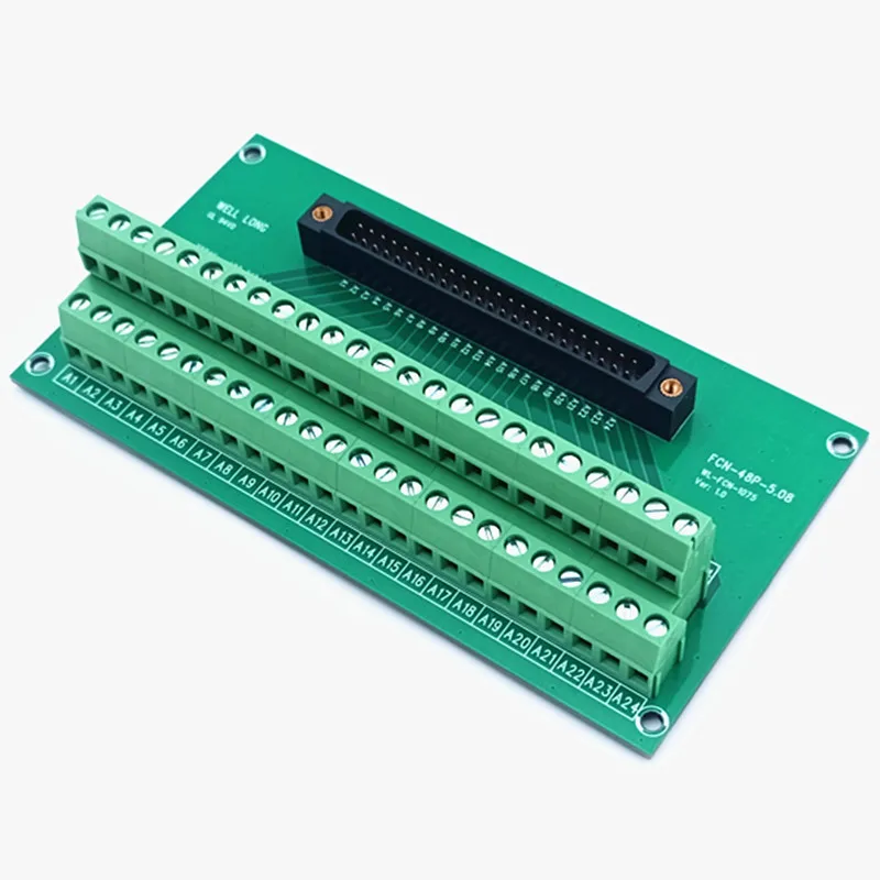 FCN48P PLC Interface Module Male Header Breakout Board, Terminal Block, Connector FCN-364P040-AU.