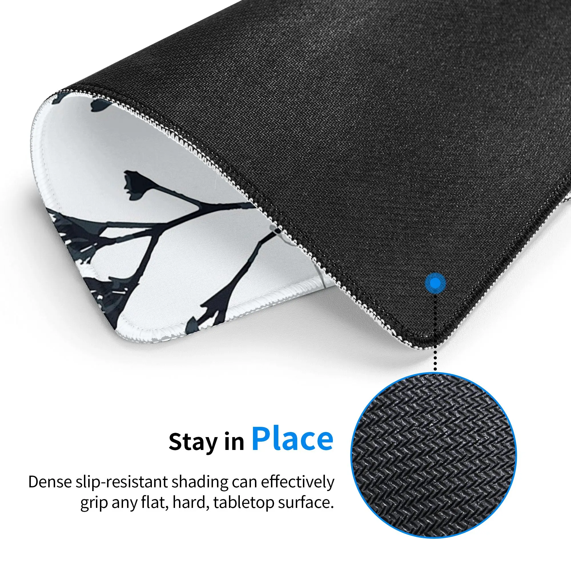 Gothic Spider Web Butterfly Mouse Pad Computer Keyboard Mouse Mat Gaming PC Laptop Desk Mat Office Table Mats