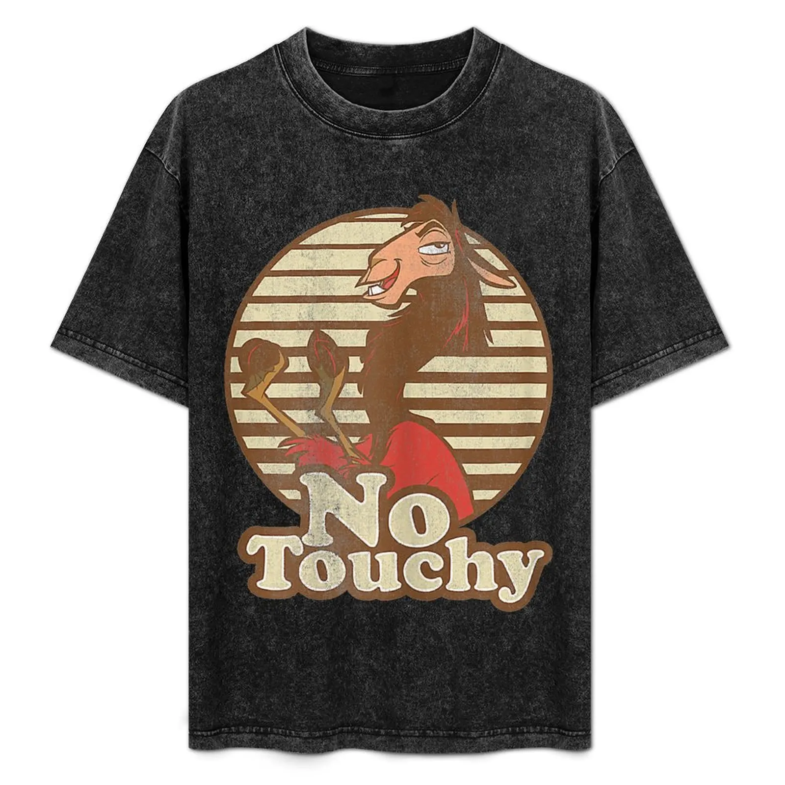 

Emperor's New Groove Kuzco Llama No Touchy T-Shirt cotton t shirt pack man t shirts for men T-Shirt