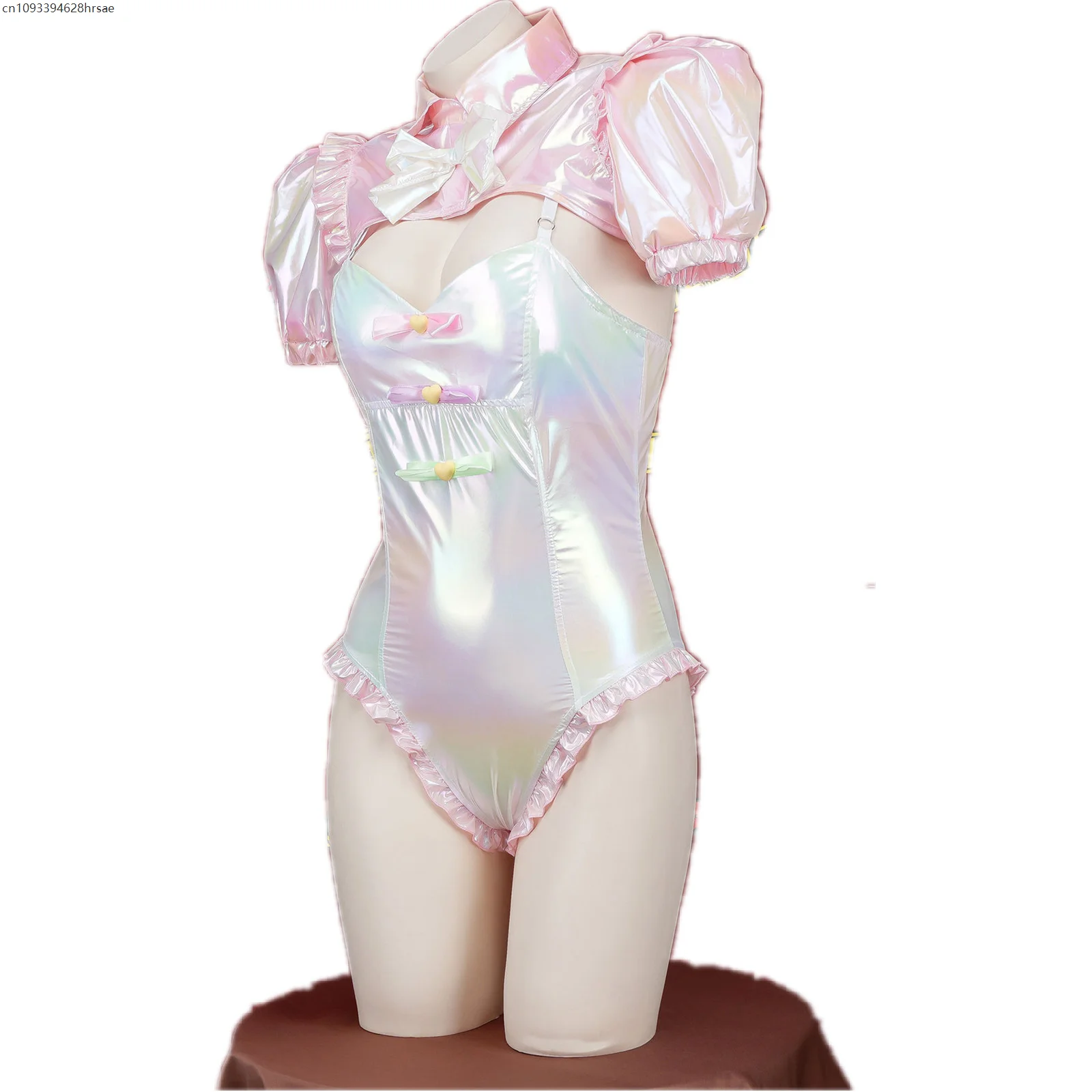 

Game Cosplay Bodysuit Anime Swimsuit Costumes Pink Cute Role Play Outfits Halloween Bathing Suit 2025