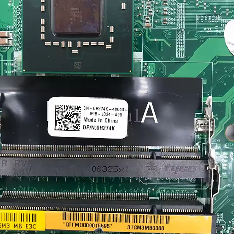 

DA0GM3MB8 CN-0H274K 0H274K H274KMainboard For Dell Studio 1735 Laptop Motherboard 216-0683008 DDR3 100% Full Tested Working Well