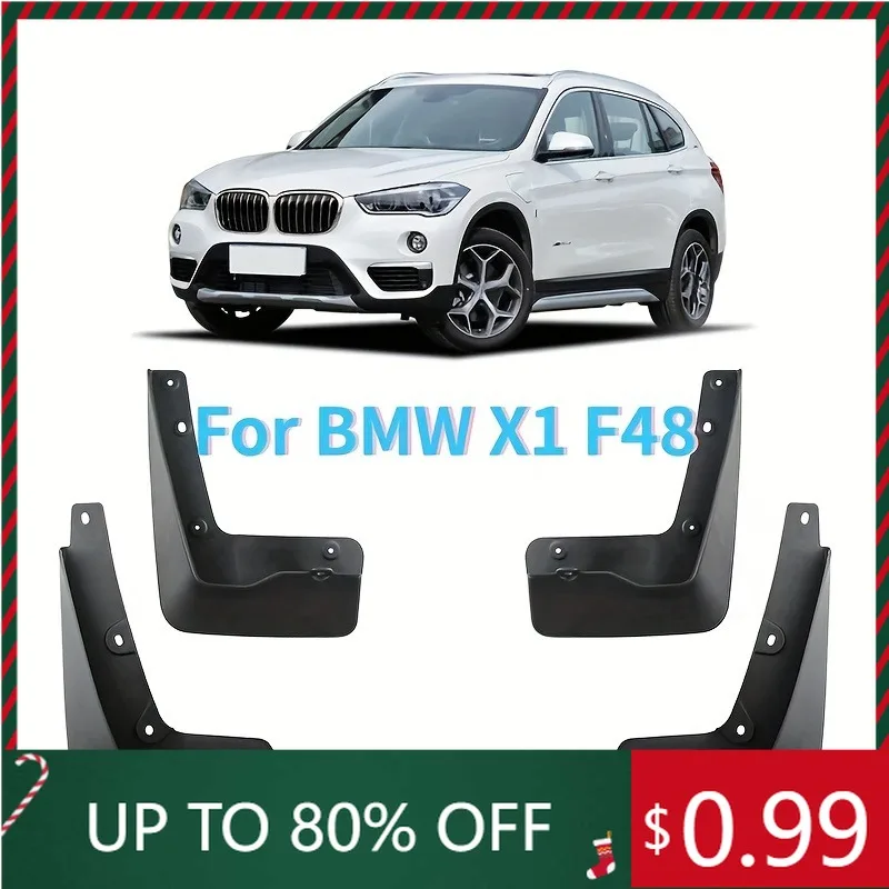 

4 шт. автомобильные передние и задние брызговики, брызговики для BMW X1 F48 2016 2017 2018 2019 2020 2021 2022 Fende, наклейки на интерьер