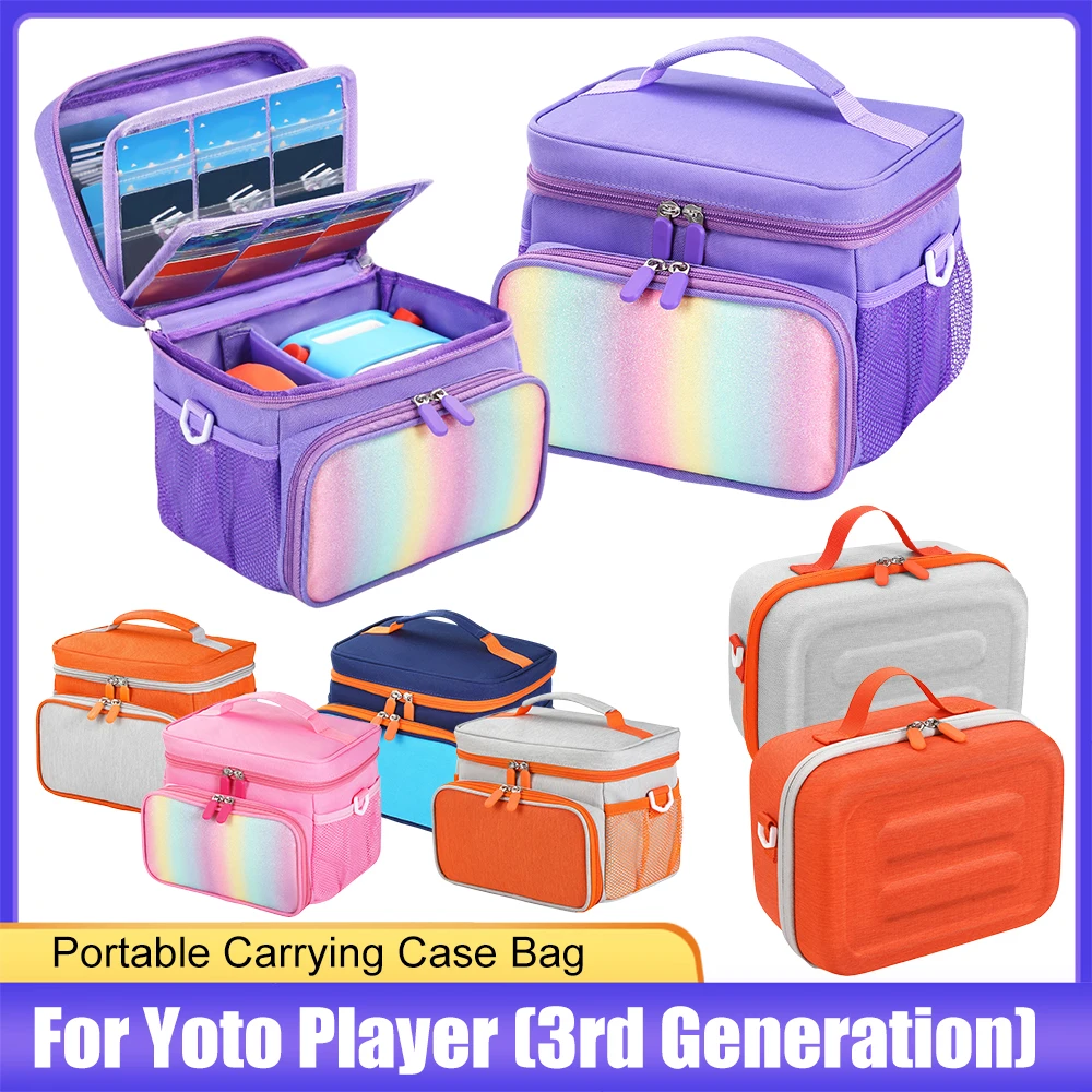 

Дорожный защитный чехол для Yoto Player (3-го поколения), жесткая сумка для переноски, держатель для хранения, сумки для аудиоплеера и аксессуары для наушников