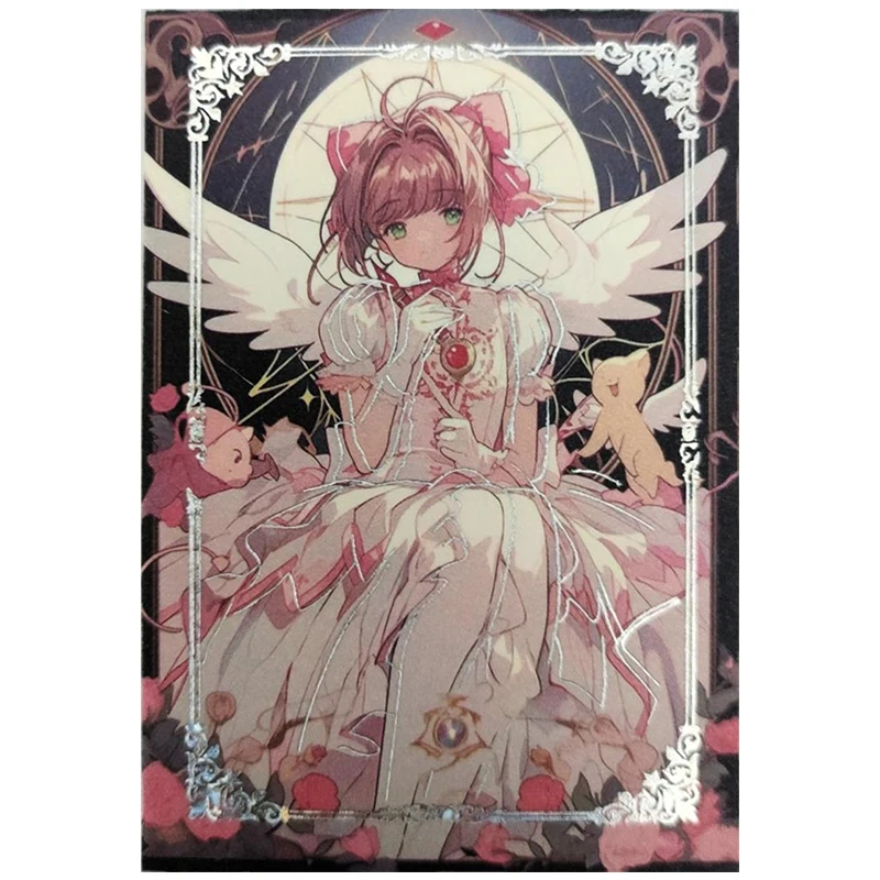 Anime Goddess Story Rare Stamping carte Flash riflettenti KINOMOTO SAKURA Toys for boys carte da collezione regalo di compleanno di natale