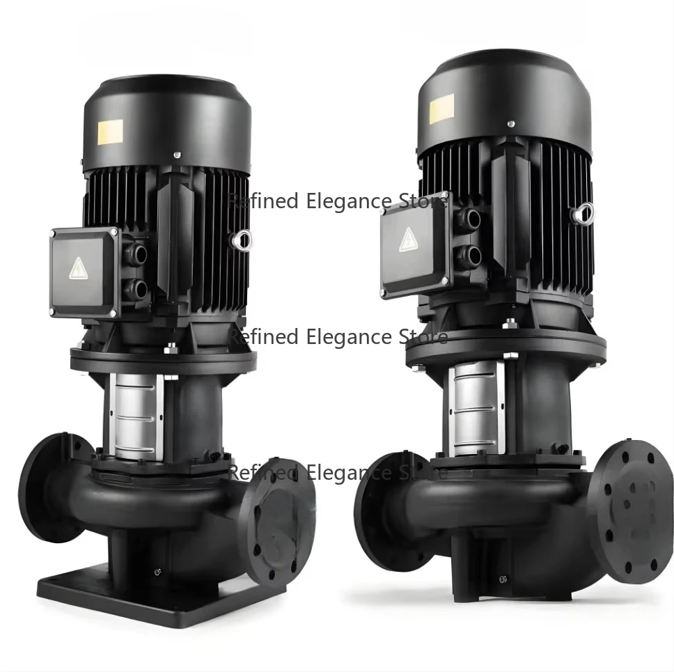 High-Efficiency Vertical Inline Centrifugal Single-Stage Circulating Pump Electric Inline Water Pump