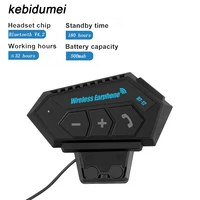 Auriculares Bluetooth para casco de motocicleta BT12, Kit de llamada con manos libres, auriculares inalámbricos antiinterferencias para Moto, reproductor de música resistente al agua