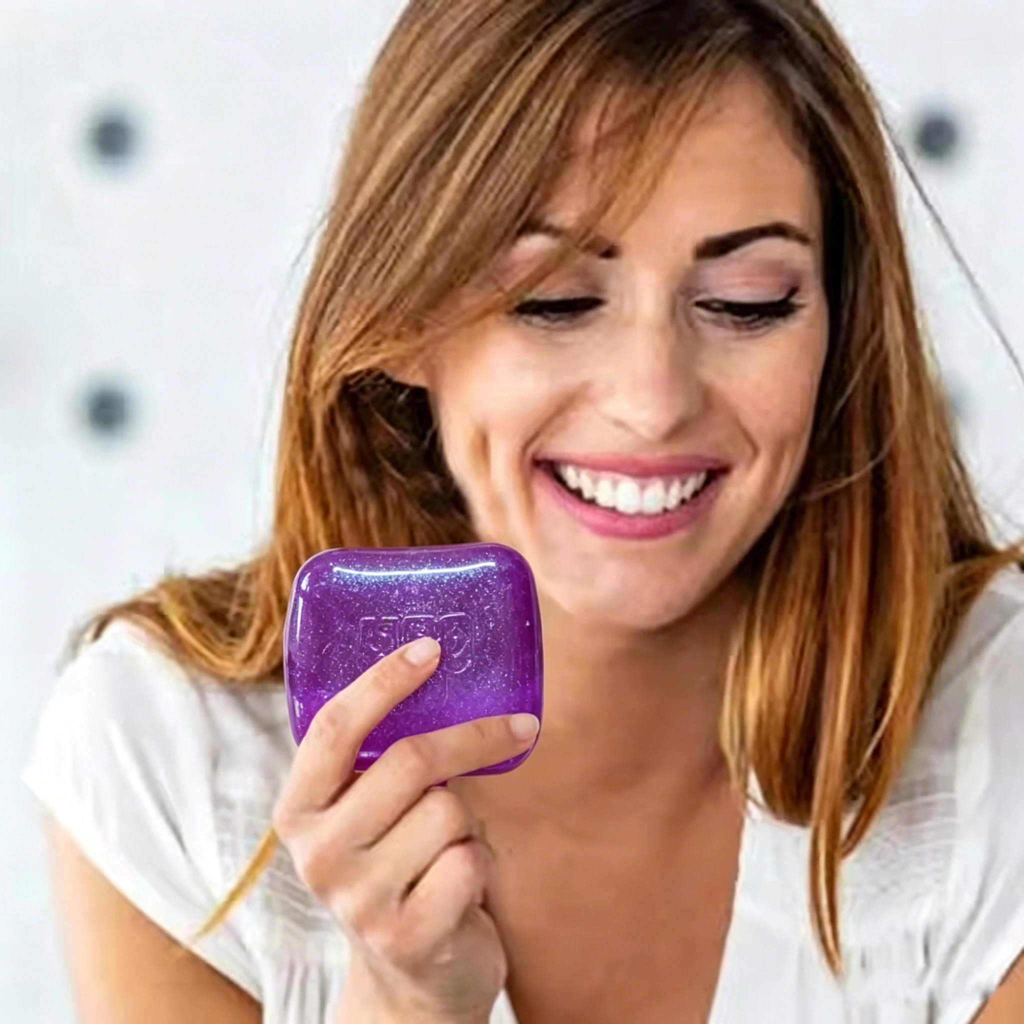 Schylling Nee Doh Glitter Cube Sensory Squeeze Blind Box Toy Stress Relief for Kids Adults view 6