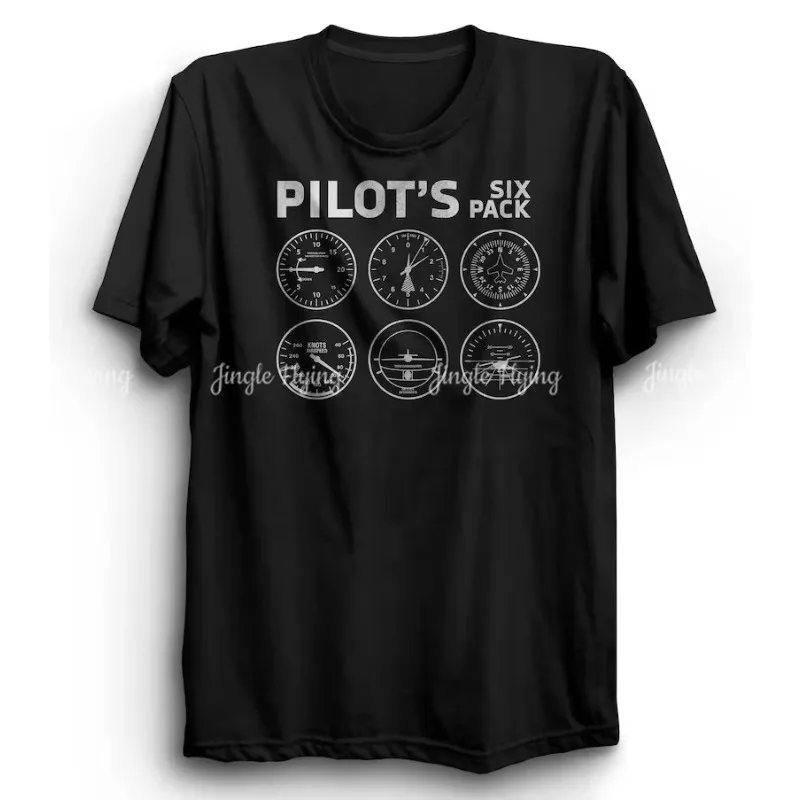 Camiseta de Piloto Six Pack, La Única Six Pack que Necesitaré, Camiseta de Algodón para Regalo de Piloto, Camiseta de Aviación