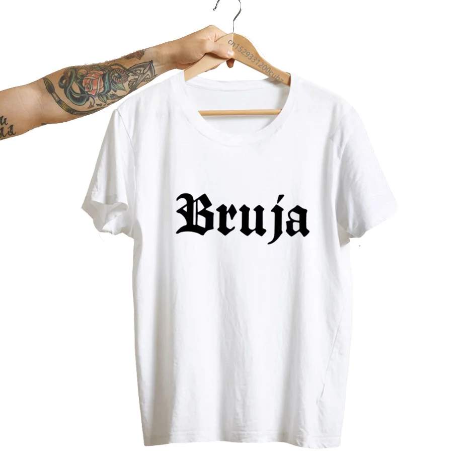 Bruja Witch T Shirts Women Men Halloween Latina Chingona Tee Shirt Short Sleeve T-shirt Woman Clothing Ladies Tops