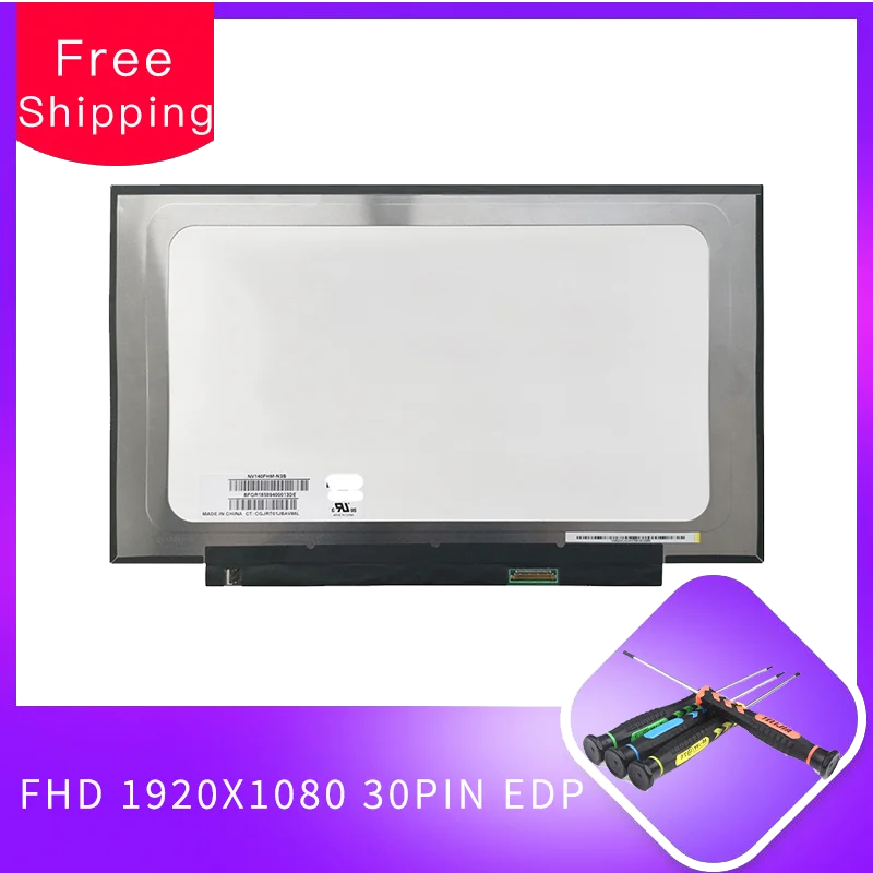 

NV140FHM-N48 NV140FHM-N3K N4K N3B N4H N44 N45 B140HAN04.0 B140HAN04.5 N140HCA-EAC LCD LED Tela 1920*1080 PINO 30 NOVOS IPS