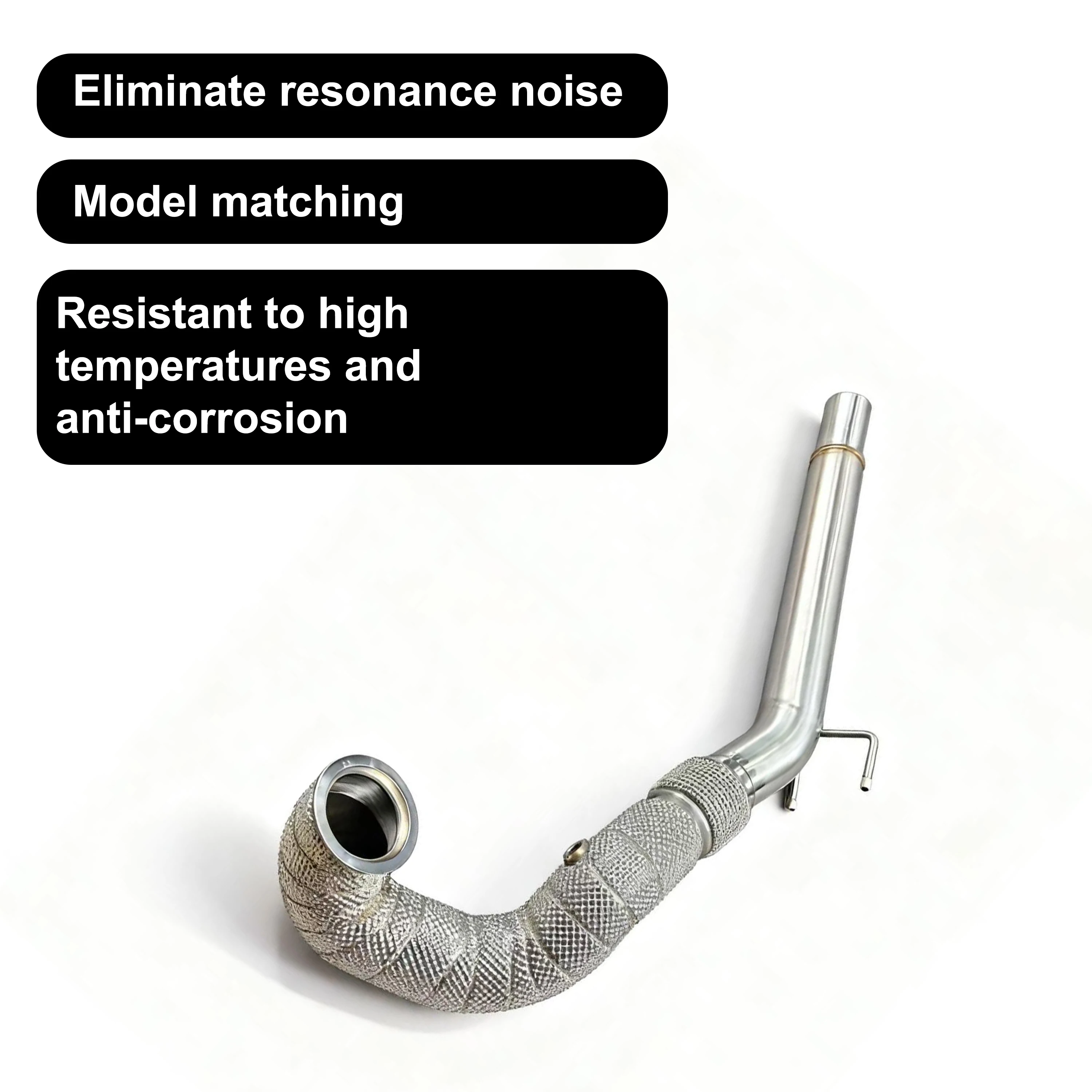 ACE Perfect Fit Downpipe für Volkswagen Golf 7 MK7 MK7.5 GTI 2.0T Katalysator-/Katalysatorloser Auspuffkrümmer Freifluss-Qualitäts-Auspuffrohr – Detail 7