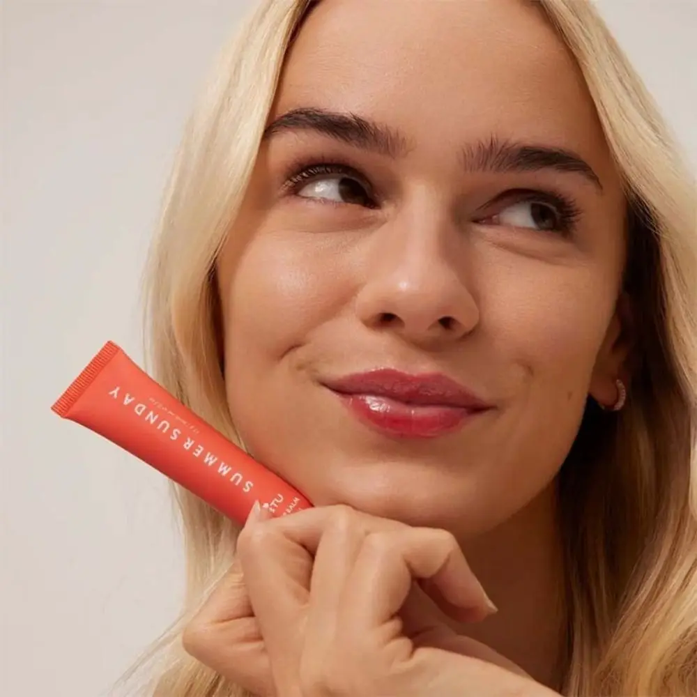 Lasting Liquid Lip Gloss Shiny Tinted Lip Balm Moisturizing Lipstick for Women Makeup