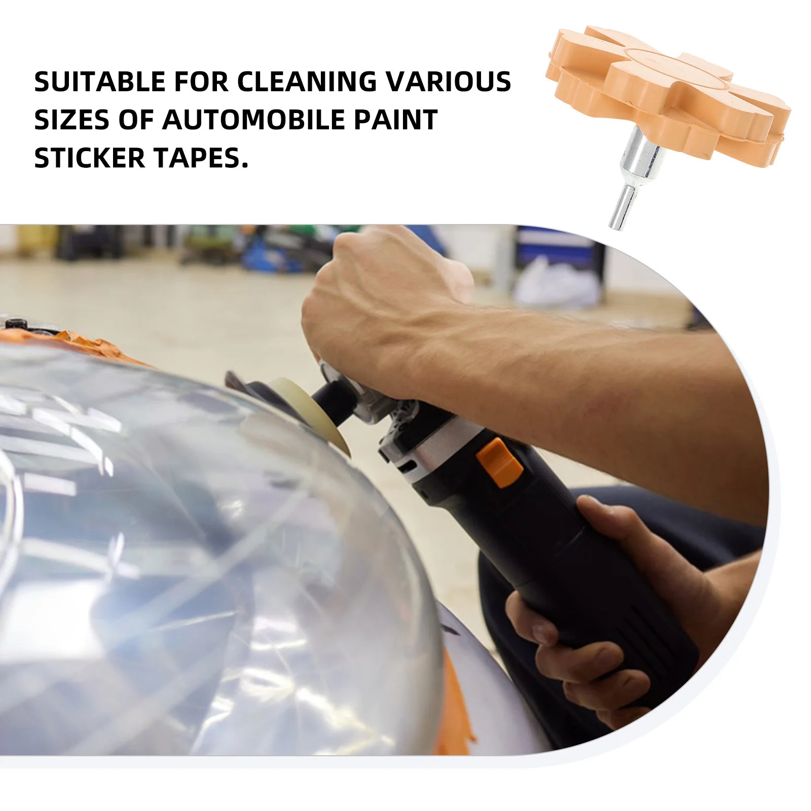 Lijm Remover Wiel Rubber Gum Voor Auto Decals Sticker Residu Removal Tool Decal Verwijdering Wiel Auto Kras Gum