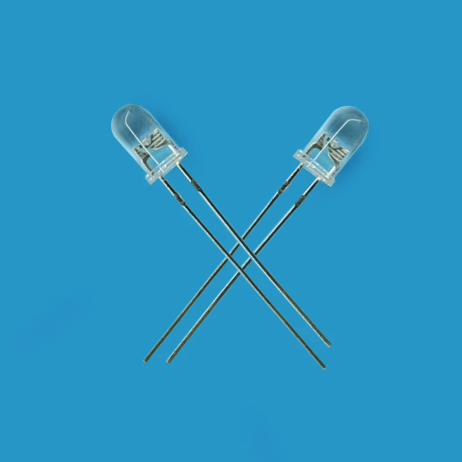 5mm DIP UV LED Diode Light Emitting Lamp 20mA 395nm 380nm 365nm 3.2-3.6V Purple Ultra Violet Ultra LED beads 50/100PCS view 4