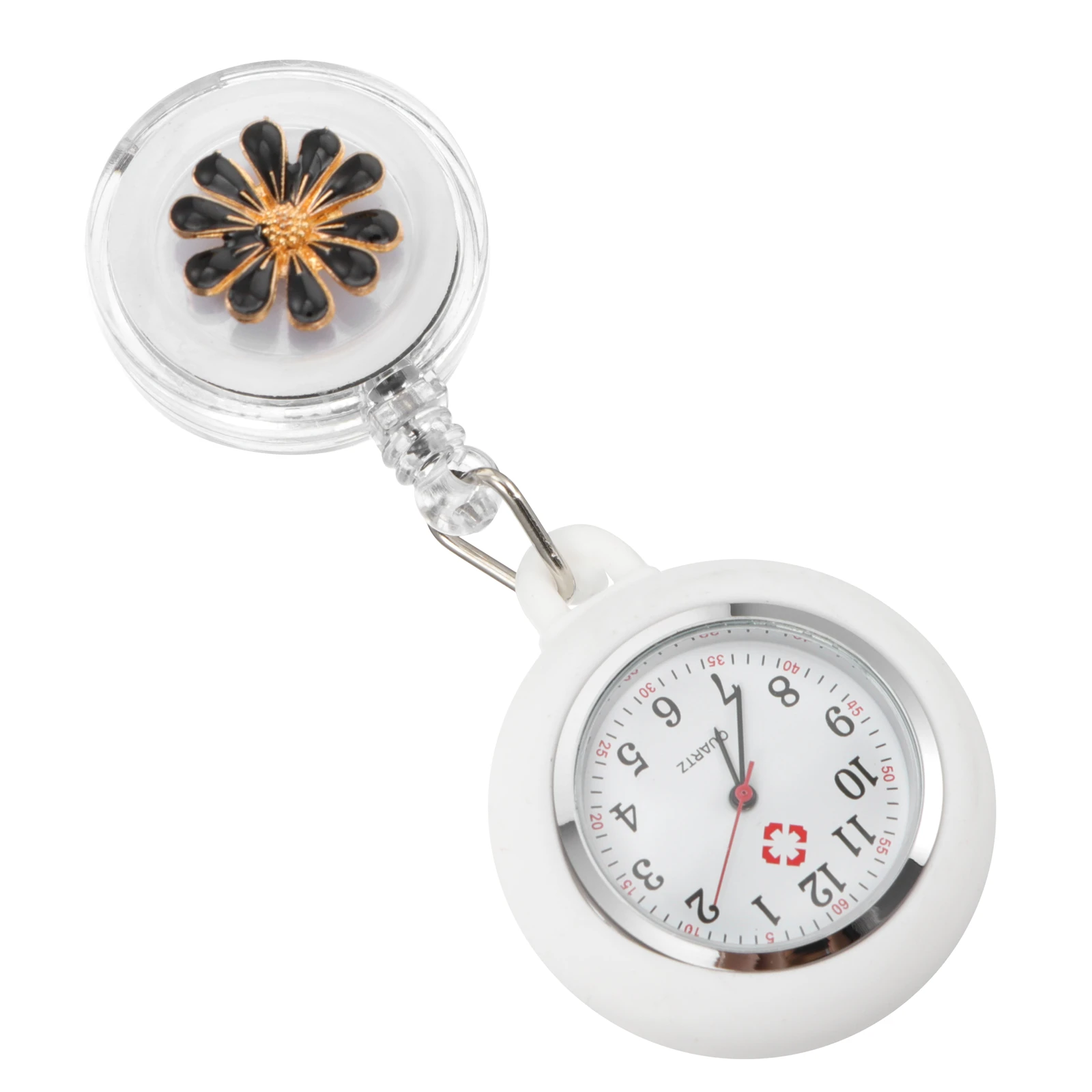 

Nurse Watch Pocket Wrist Fashionable Fob Nursing Alloy Women Student Precise Quartz Movement Water Resistant Glass Adjustable