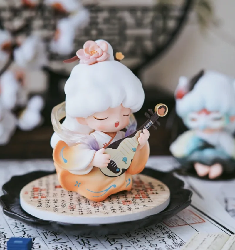 YUMO Chinesische mythologische Figur zum Sammeln, Blindbox, trendiges Spielzeug, Display, Geschenk für Mädchen, versteckte Ausgabe, nationaler Stil