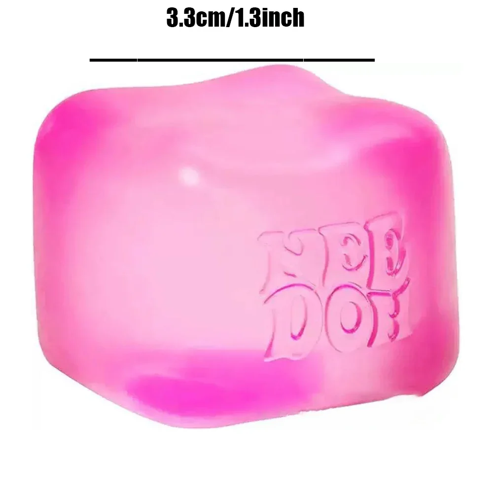 Schylling Needoh Nice Cube Sensory Toys Stress Relieving Blocks Pinching Relieving Puzzle Solving Venting Souvenir