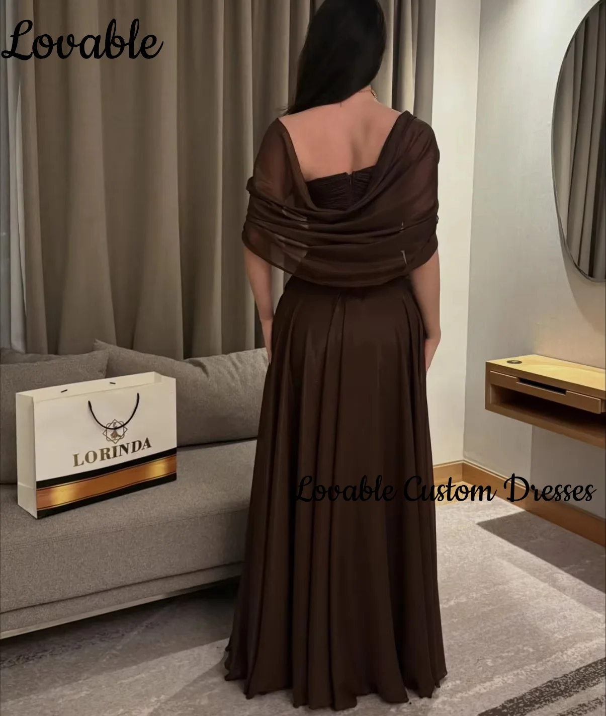 Robes trapèze pour bal de promo, col carré, longueur au sol, volants, robes de soirée de luxe, fermeture éclair, bretelles fines, robes pour occasions formelles