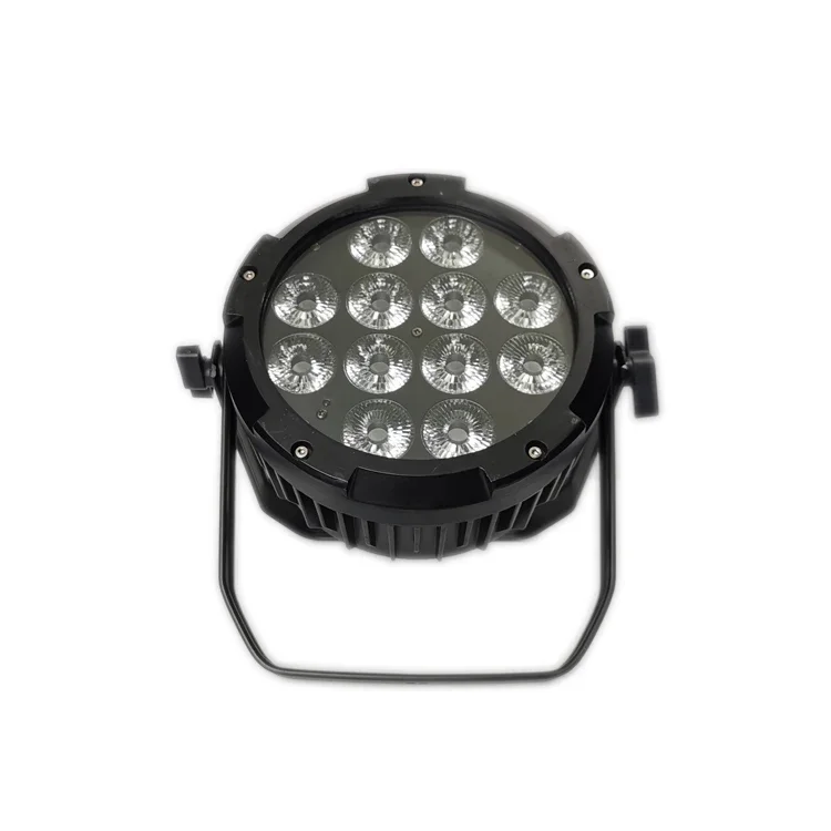 18W 6in 1 rgbwa uv LEDワイヤレスバッテリー、DJ照明機器、12個