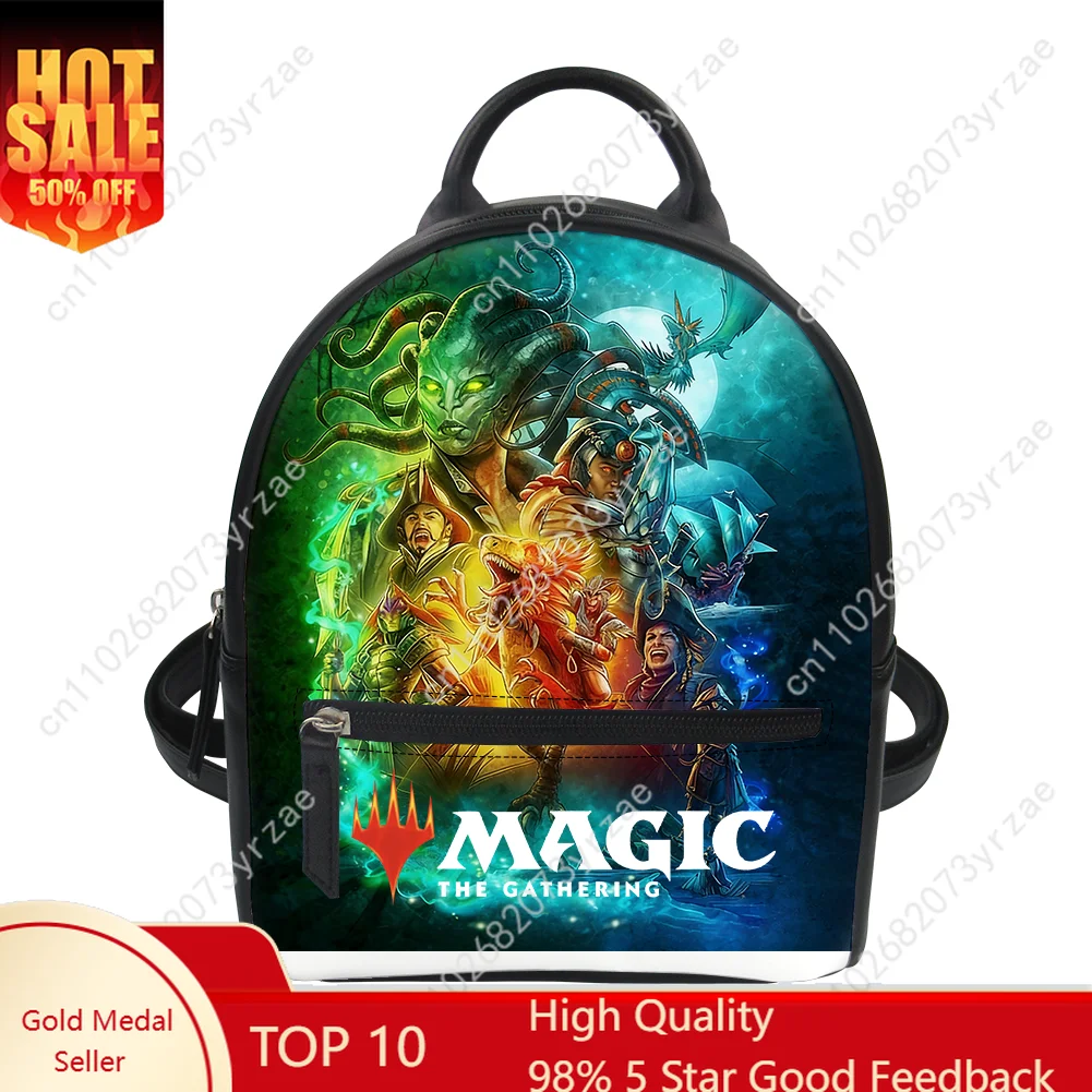 

Magic The Gathering Backpack Men Women Knapsack Personalized Photo Double Shoulder Bag Business Travel Bookbag Custom Daypacks
