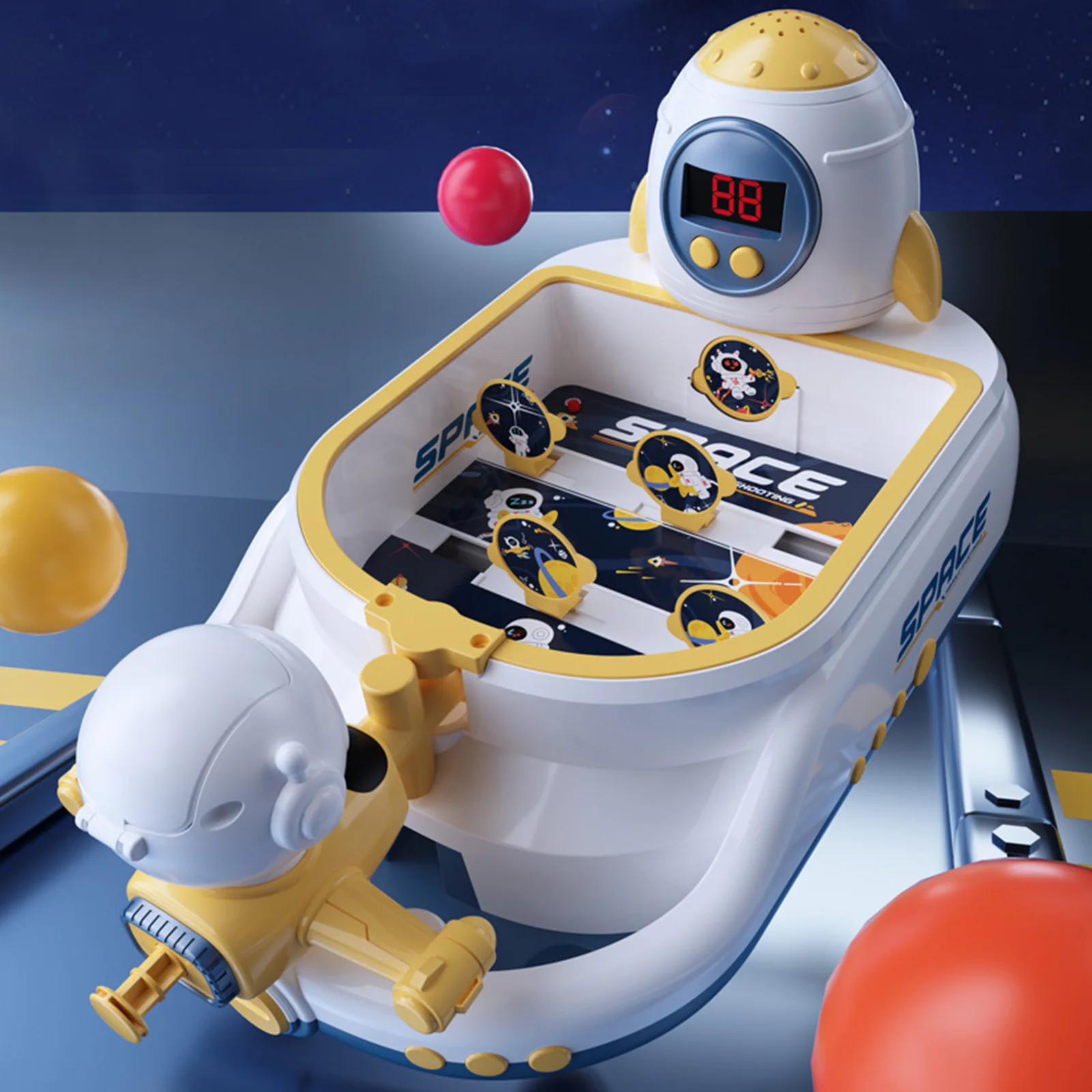 Children Pinball Machine Multifunction Interactive Game Birthday Gifts Board Game Table Electronic Pinball for Kids