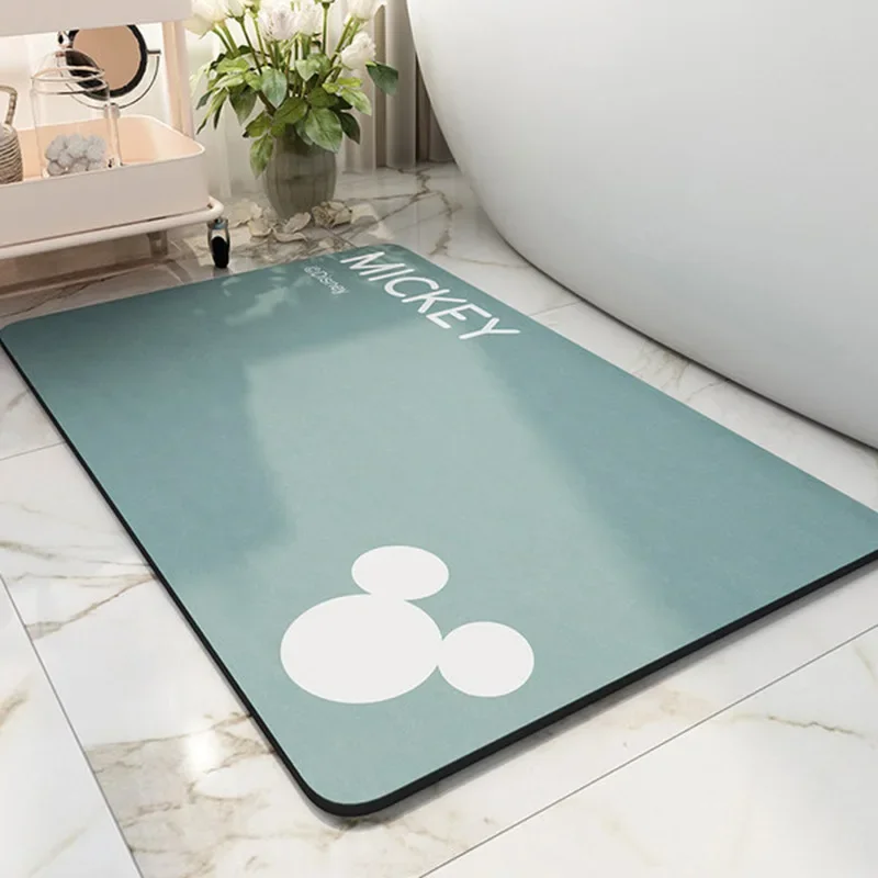 Absorbent Shower Mat Quick Drying Bathroom Rugs washable Non-slip bath mat Bath Mat Home Carpet