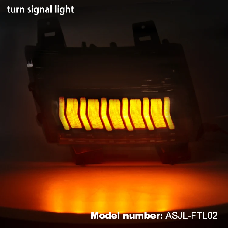 Luz Led para guardabarros delantero, luces de señal de giro ámbar DRL para Jeep Wrangler JL Gladiator JT 2018 2019 2020