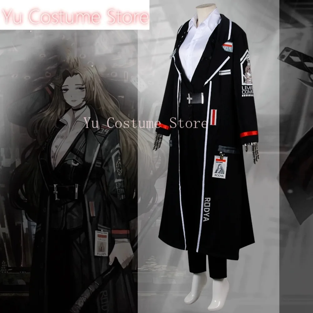 Yu Costume Limbus Company Luo Jia Lobotomy Corporation Cosplay Costume Cos Game Anime Party Uniform Hallowen Play Role Clothes