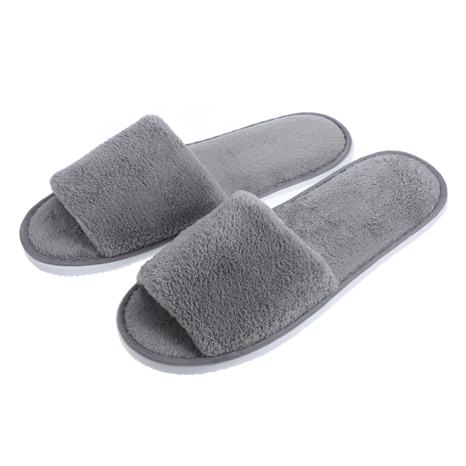 

Anti Slip Closed Toe Disposable Spa Slippers For Hotels Homes Guests Non Slip House Slippers Travel Indoor Shoes