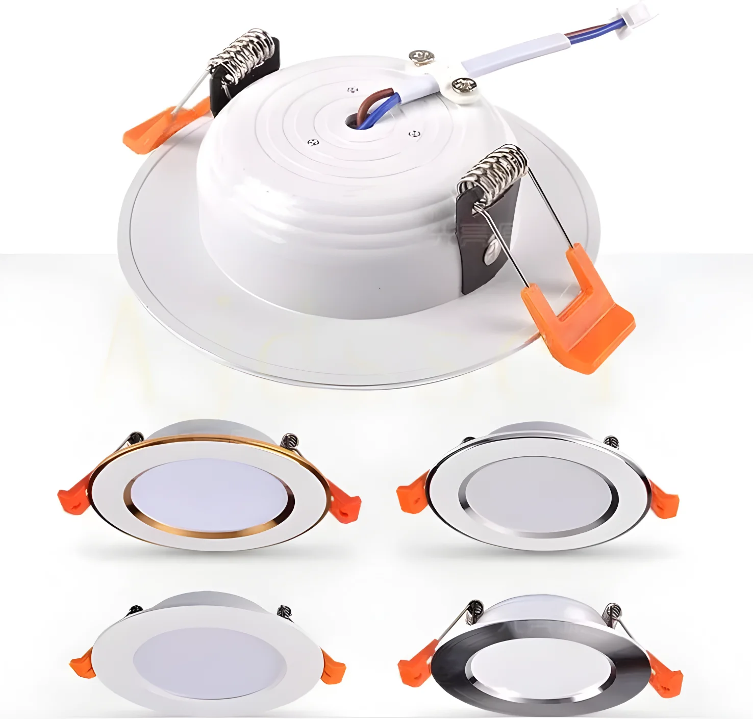 Recessed LED Downlight 5W 9W 12W 15W 18W 220V 230V 240V Round LED Ceiling Light Slim LED Panel Light Driverless Light