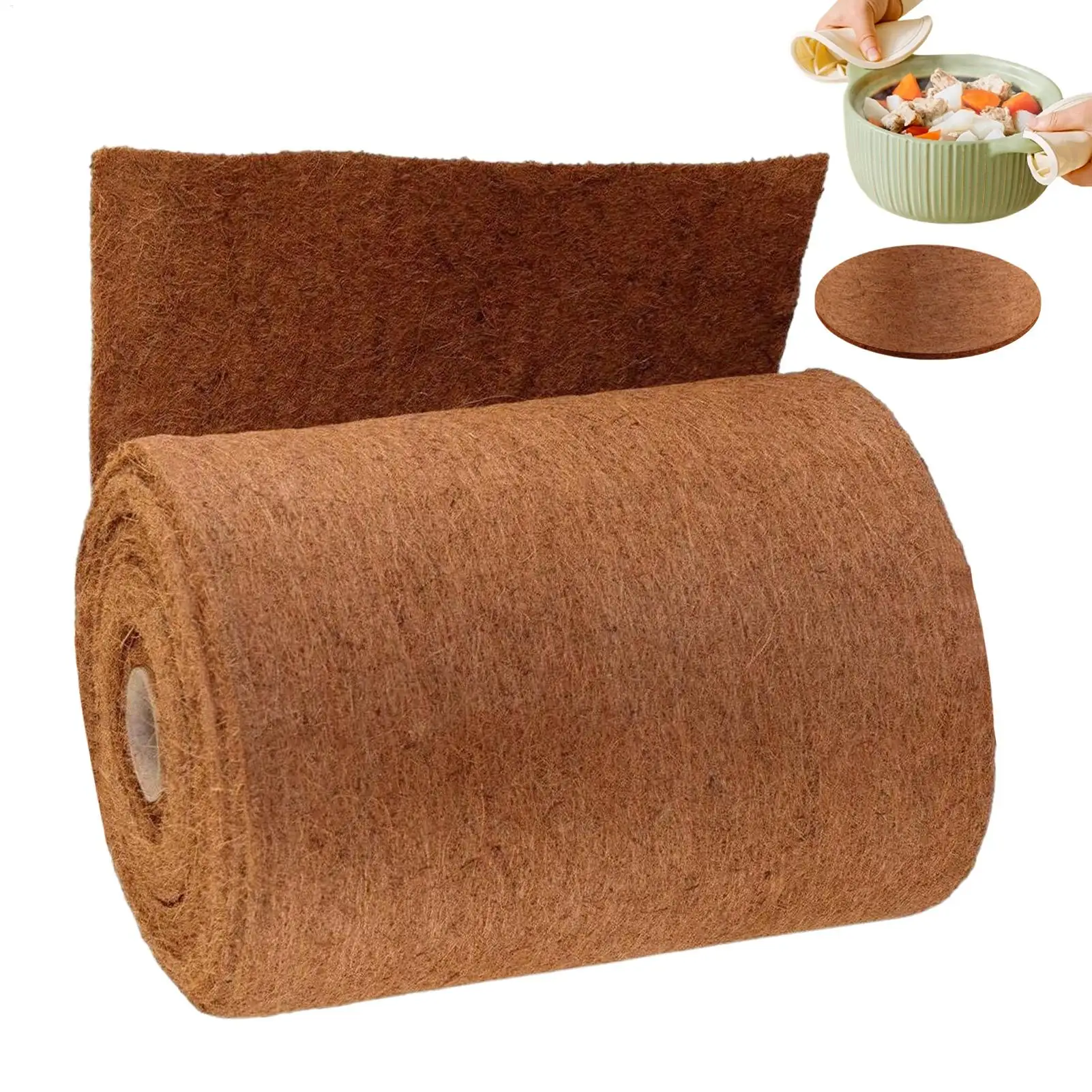 

Coco Liners For Planter Natural Lightweight Safe Carpet Planter Box Liner For Grow Indoor Garden Planting Outdoor Potting House