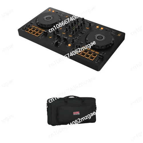 QUALITY Pi One Er DJ DDJ-FLX4 Portable 2-Channel Rekordbox DJ and Serato Controller Kit with Gig Bag