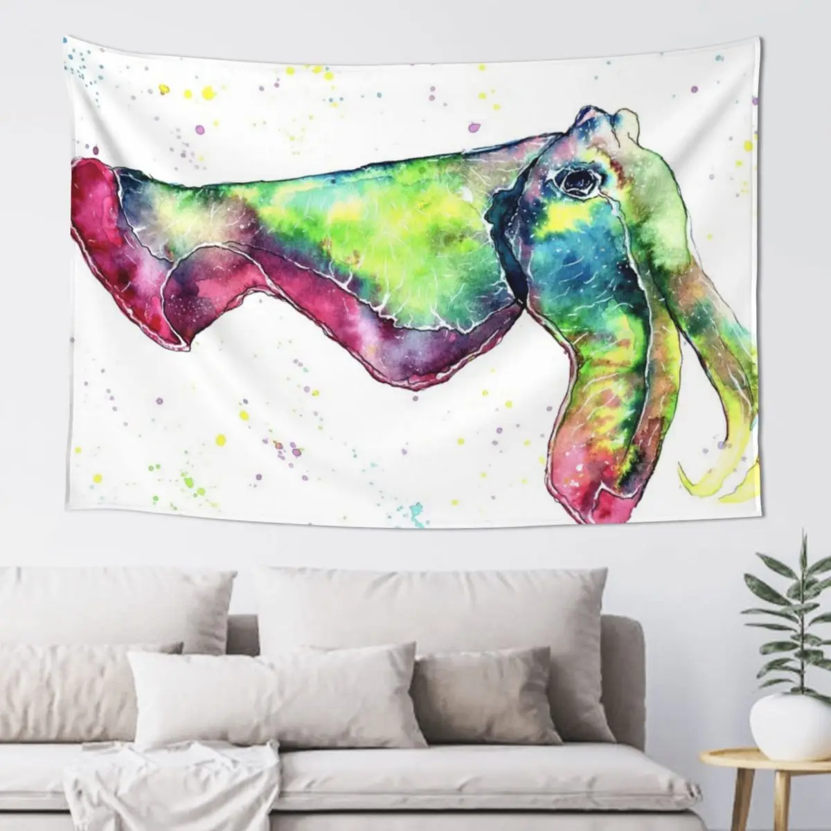

Giant Cuttlefish Tapestry Home Decorators Room Aesthetic Decor Decorative Wall Tapestry
