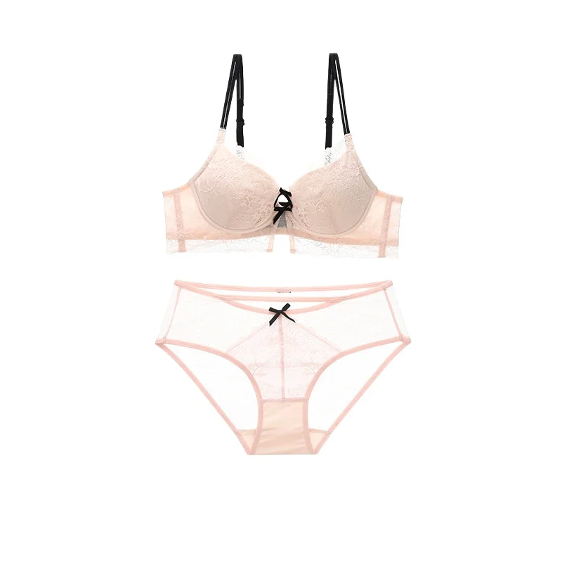 새로운 여성스러운 스위트 레이스 여성 속옷 세트, 와이 - Sheer Bra Lace 리뷰 및 가격