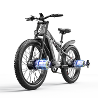 Shengmilo S600 Adult E-Bike ebike 48V17.5AH 840WH Battery,with 2000W Two Motors,26 Inch Wide Tyre Electric Bike