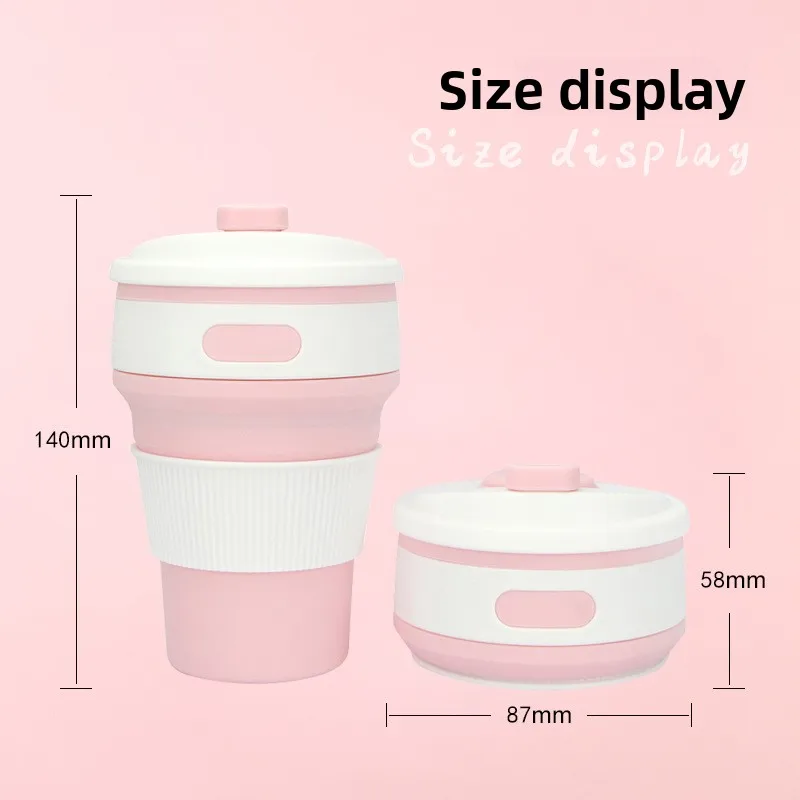 Silicone Foldable Cup, Creative Gift Water Cup