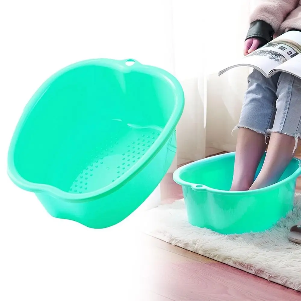 

Hot Solid Foot Soaking Bathtub Exfoliating Pedicure Large Foot Basin Foot Spa Bucket for Men and Women