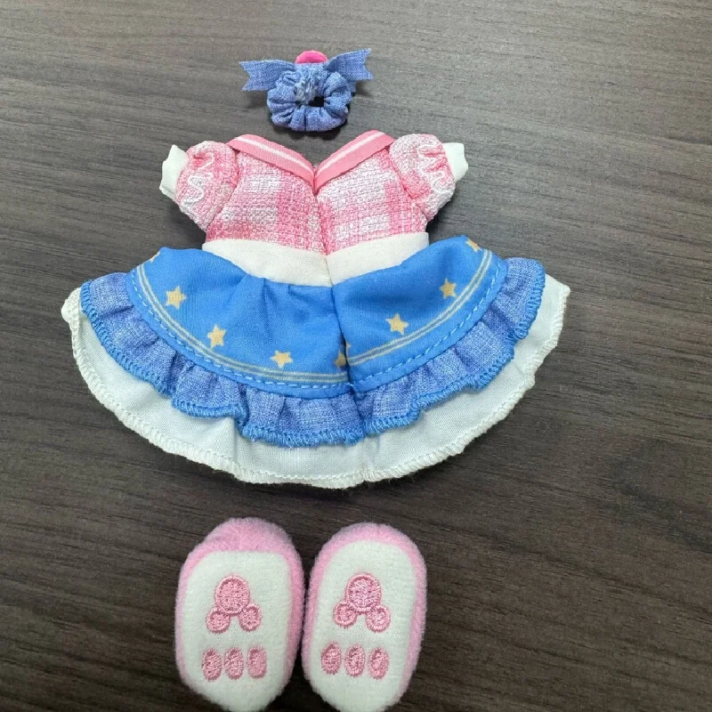 ชุดตุ๊กตาสปริงลิน่าเบลล์ เสื้อผ้าเด็กน่ารัก กระเป๋าจี้ห้อย สำหรับตุ๊กตาฮ่องกงดีไอปี 2025 เครื่องประดับเสื้อผ้าแฟชั่นสำหรับตุ๊กตา