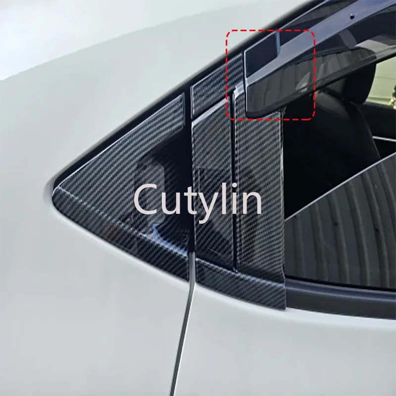 For Honda Vezel HR-V HRV 2021-2024 Chrome Carbon Fiber Rear Door Handle Bowl Protector Frame Sticker Car Styling Accessories