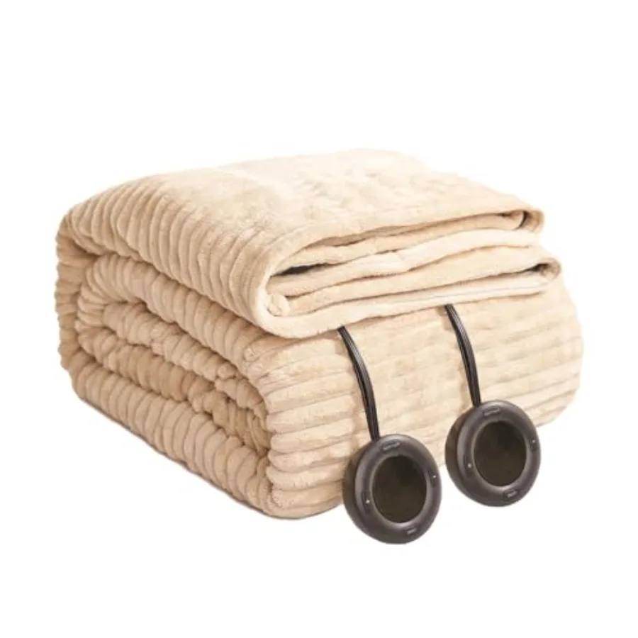 

Электрическое одеяло с подогревом размера Queen (84x90 дюймов), сертификация ETL, 6 уровней нагрева, с функцией автоматического отключения через 1-10 часов