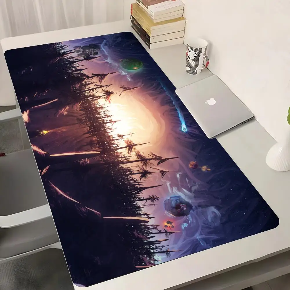 Gamer Outer Wilds Mouse Pad Gaming Mousepad Large 900x400X2mm MouseMat Gamer Mause Carpet PC Desk