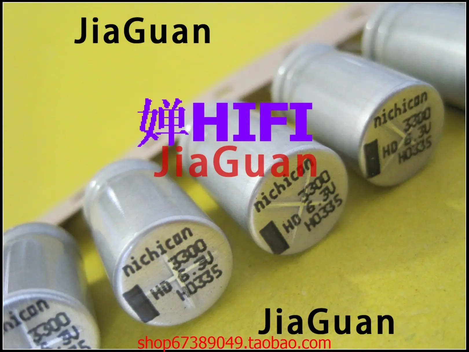 20PCS NICHICON HD 6.3V3300UF 12.5X20MM Precision electrolytic capacitor 3300UF 6.3V high frequency low resistance 3300uF/6.3V