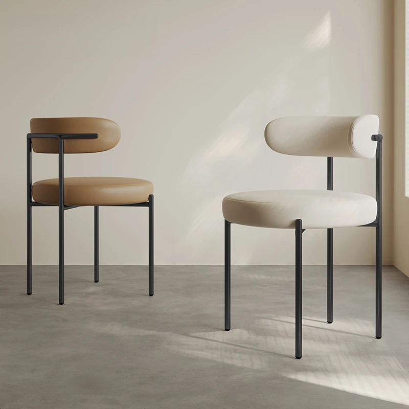 

Vintage Makeup Dining Chairs Nordic Light Luxury Creative Lounge Dining Chairs Ergonomic Comfortable Sillas Postmodern Furniture