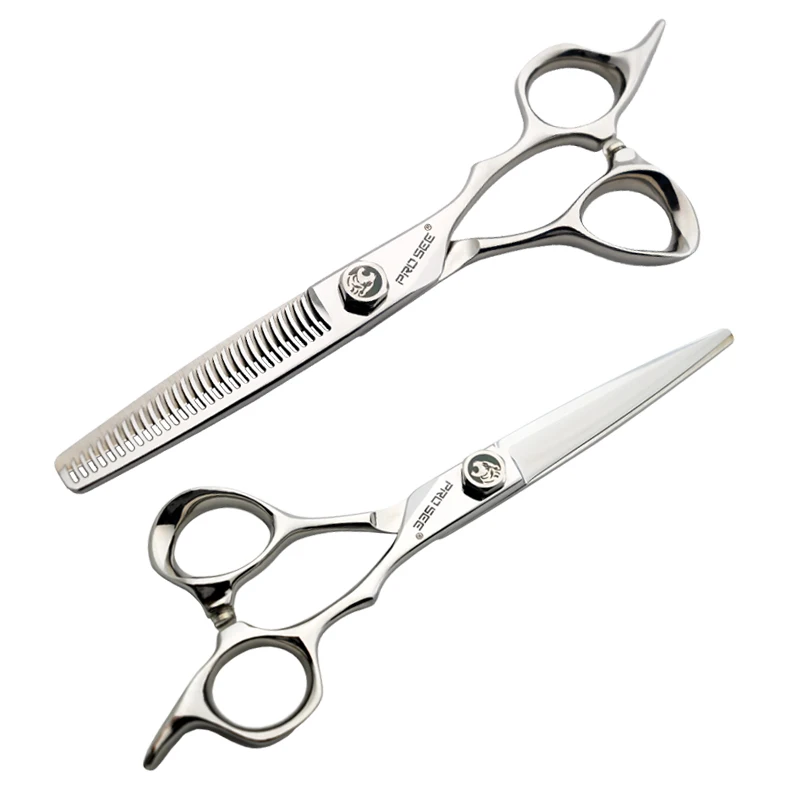 Professional 6.0 Inch Stainless Steel Scissors Set Hair Cutting Scissors Hairdressing beauty Scissors Tool