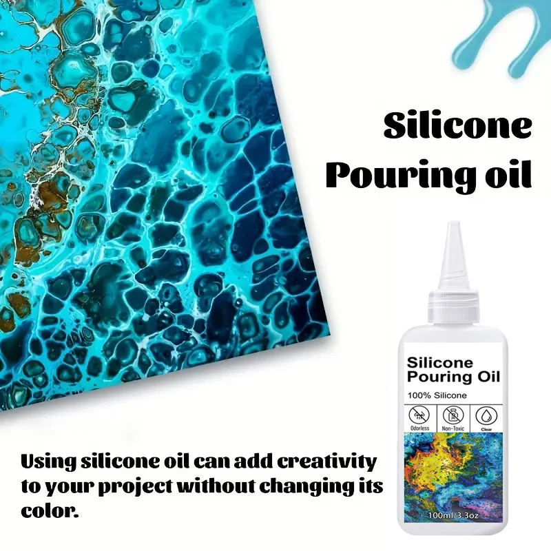Acrylic Pouring  Oil-Cell Creator And Activator for Fluid Art, Resin Painting,Creates Lacing, Compatible with All Acrylic Paints