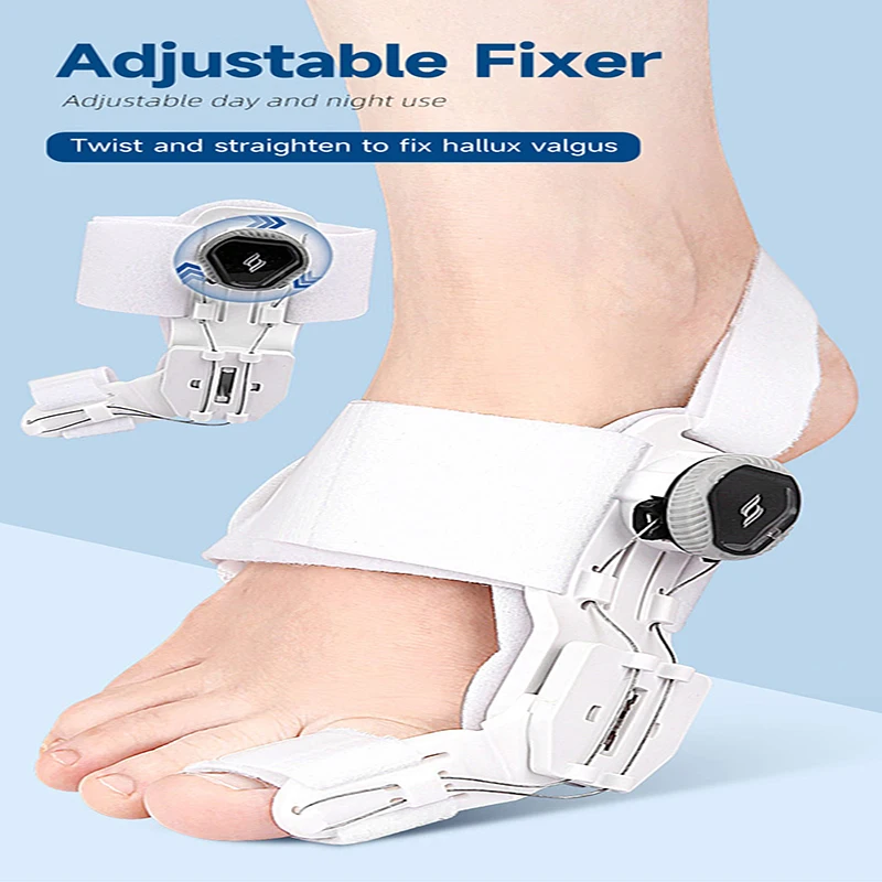 Toe Bunion Corrector Foot Hallux Valgus Orthotics Adjustable Toe Separator Straightener Feet Bone Thumb Adjuster Toe Correction