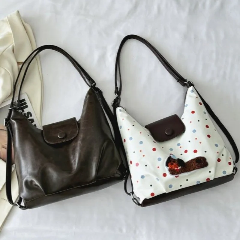 

Chic Leather Shoulder Bag For Women - Famous Designer Crossbody Handbag Ladies Tote Luxury Purse