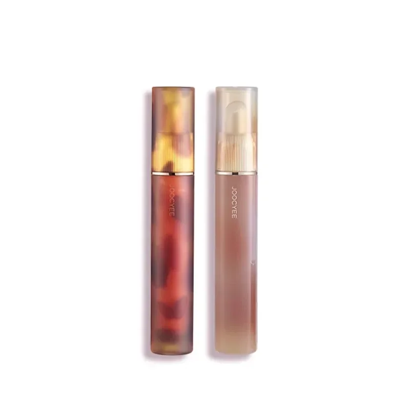 JOOCYEE double-headed fluffy matte lip gloss lip glaze amber lip mud jelly brush head multi-functional mirror glossy lipstick